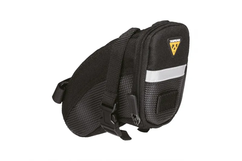 Topeak Aero Wedge Saddlebag with Strap Black-1